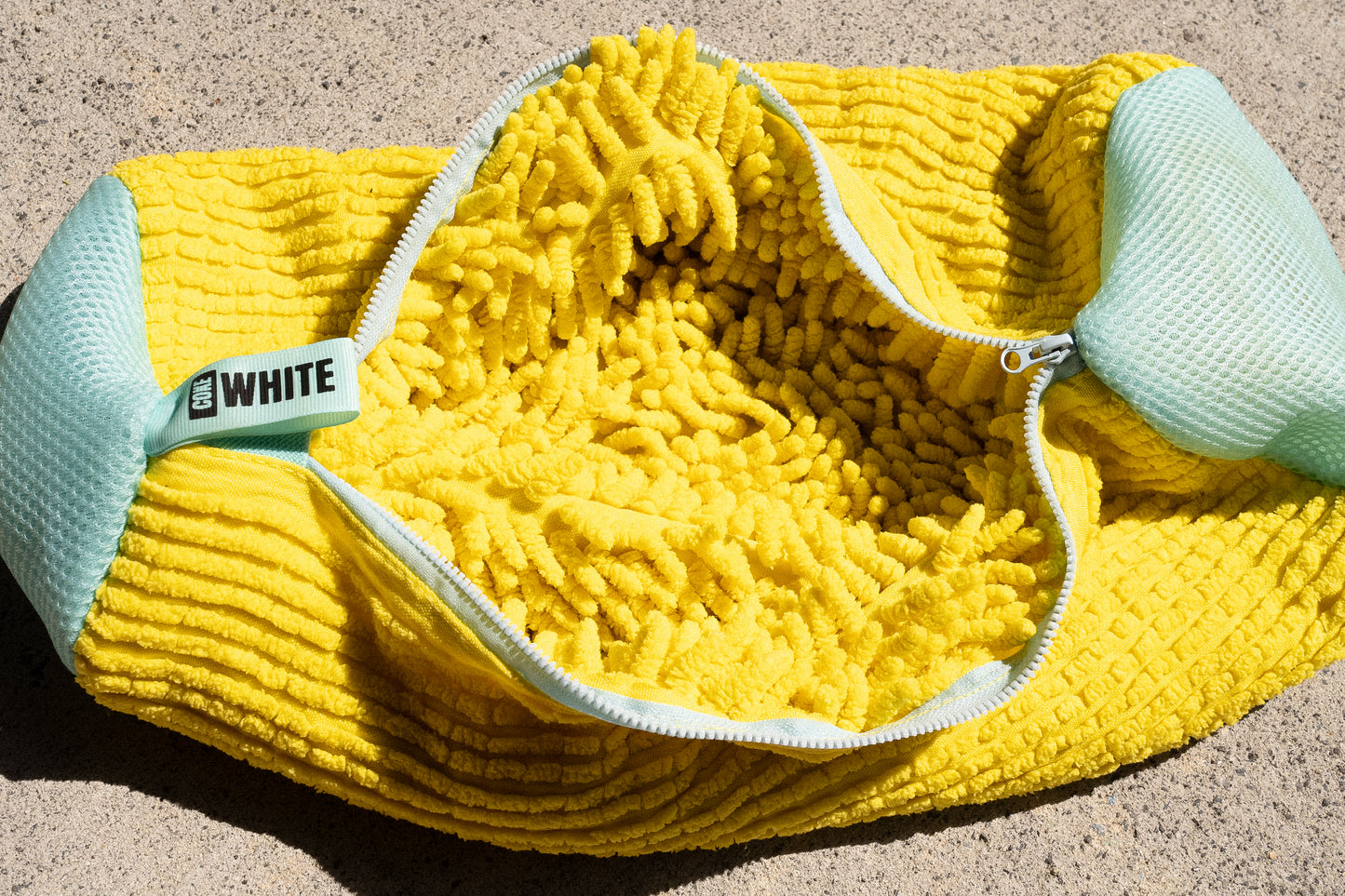 Coke White Shoe Wash Bag