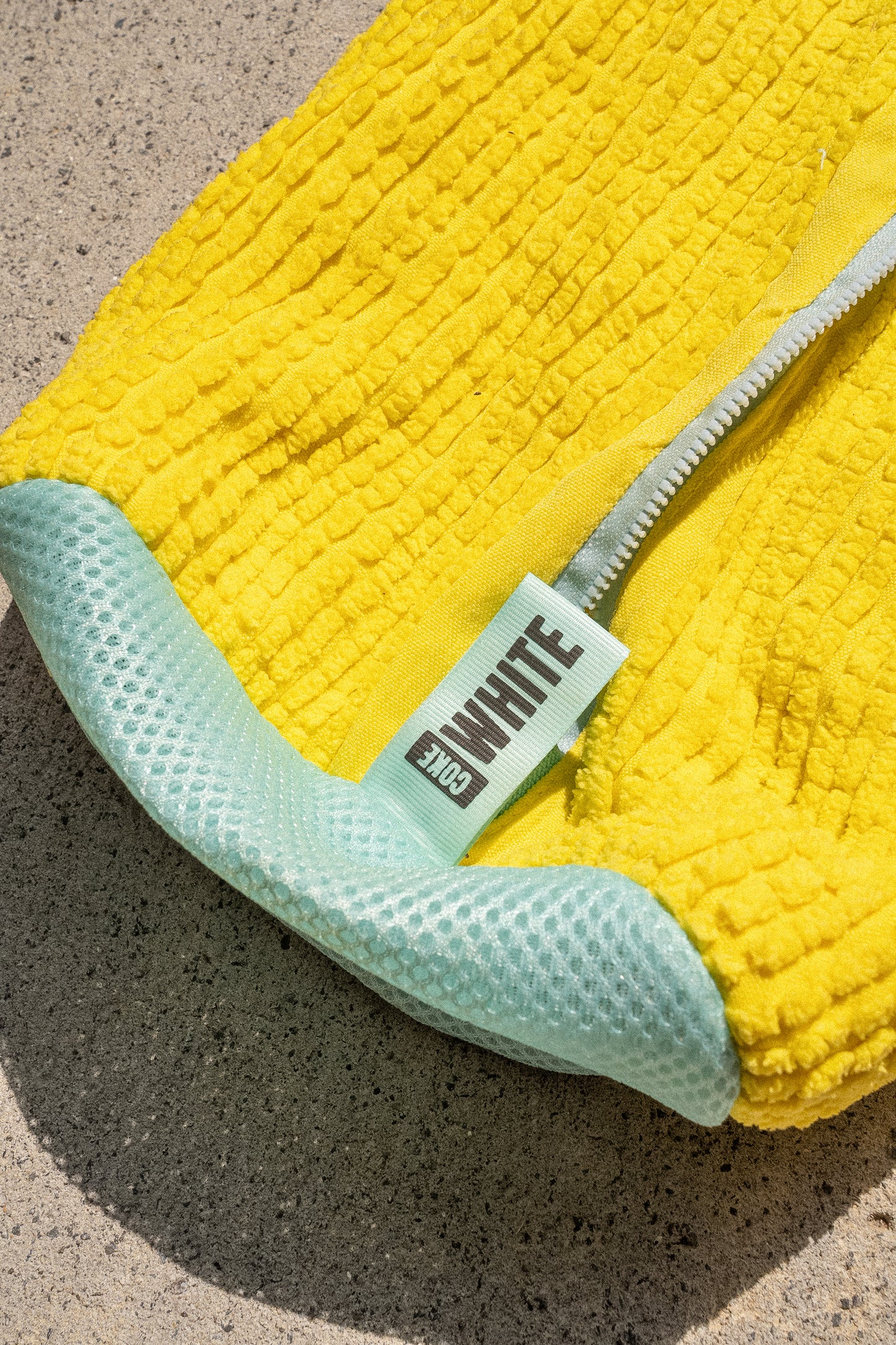 Coke White Shoe Wash Bag